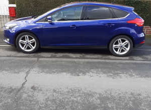 Ford Focus, 2015 (15) Blue Hatchback, Manual Petrol, 2,377 miles