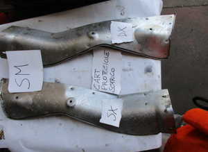 Exhaust protection cover for Citroen Sm