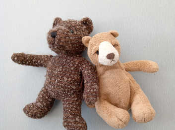 2 Unusual Soft Toy Collectible Bears. Bubba By Russ And Teddy Times. in Caernarfon Gwynedd Freeads