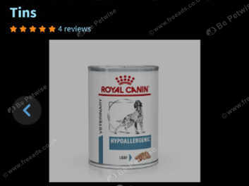 Royal canin hypoallergenic wet hotsell dog food