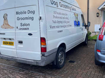 Dog grooming best sale van for sale