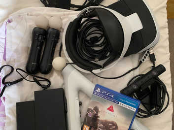 Playstation 4 Pro 2tb....bundle With Vr1, Aim Controller And 3