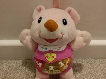 Vtech singing cheap bear pink