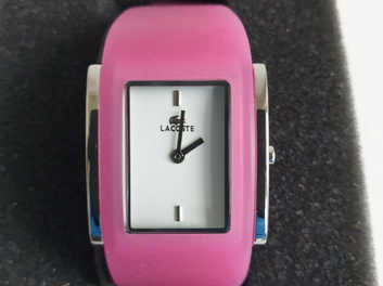 Lacoste pink ladies deals watch