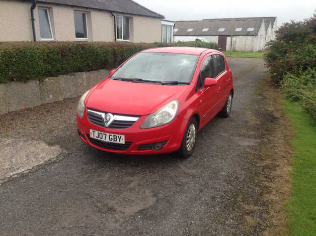 Cheap Vauxhall Corsa, 1.2 sxi 2007 (07) Red Hatchback, Manual Petrol, 91,778 miles long mot for sale in Thurso, Caithness