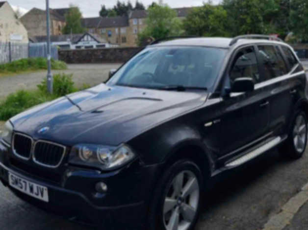 Cheap BMW X3, 2007 (57) Black Estate, Manual Diesel, 182,000 miles for sale in Stevenston, Ayrshire and Arran
