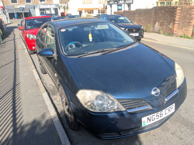 Nissan Primera, 2006 (56) Blue Hatchback, Manual Petrol, 56,149 miles - Image 2