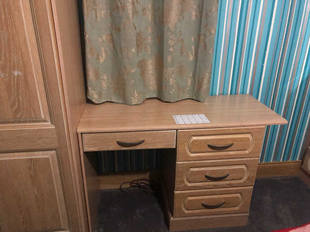 Wickes Wardrobe And Desk In Bradford