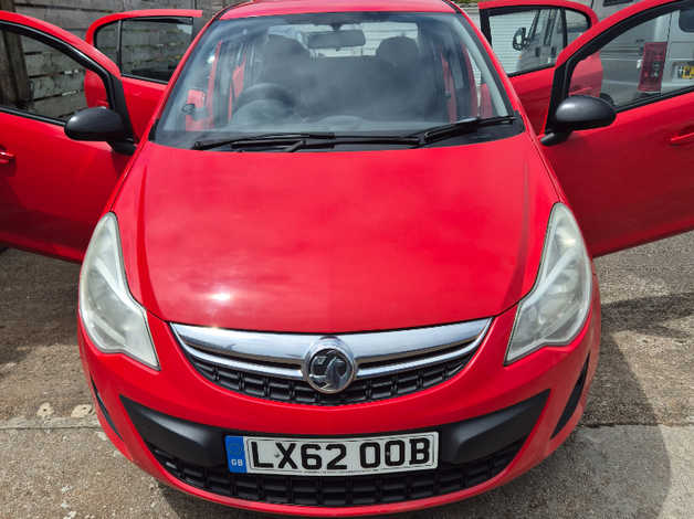Cheap Vauxhall Corsa, 2012 (62) Red Hatchback, Manual Diesel, 169,289 miles for sale in Truro, Cornwall