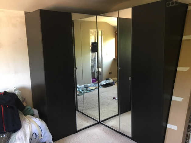 Pax Corner Wardrobe White Ikea
