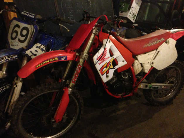 Barn Find Cr125 Honda Motocross 1991 Running In Thurso