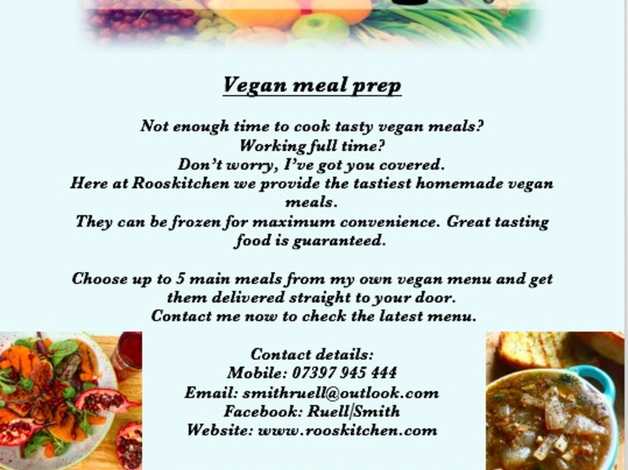 Vegan Meals Delivered To Your Door In Exeter Devon Freeads