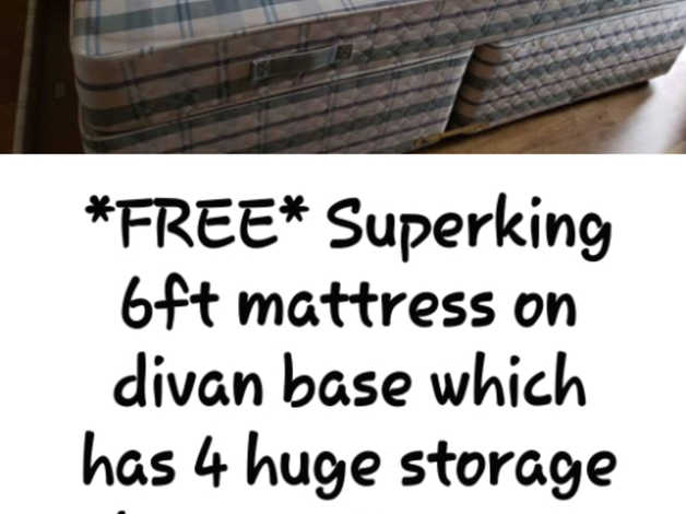 *FREE* Slumberland Superking bed in Kidwelly