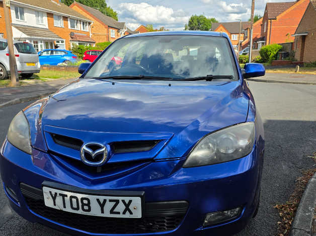 Cheap Mazda MAZDA 3, 2008 (08) Blue Hatchback, Manual Petrol, 175,280 miles for sale in Solihull, West Midlands