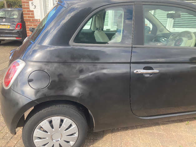 Fiat 500, 2010 (60) Black Hatchback, Manual Petrol, 83,118 miles - Image 3
