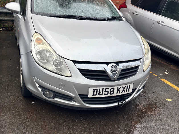 Cheap Vauxhall Corsa, 2008 (58) Silver Hatchback, Automatic Petrol, 118,577 miles for sale in Alresford, Essex