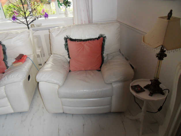 Corner Sofa and Chair Power Recliner on Three Units in Newquay