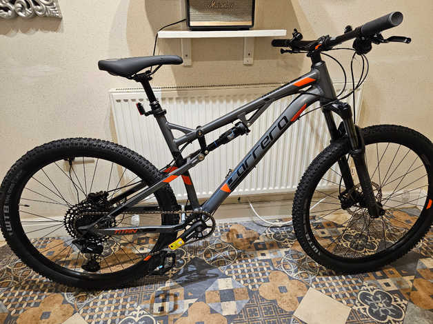 Carrera titan x mens full suspension hot sale mountain bike