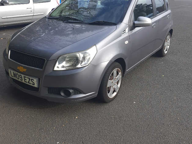 Cheap Chevrolet Aveo, 2009 (09) Grey Hatchback, Manual Petrol, 90,250 miles for sale in Sunderland, Tyne and Wear