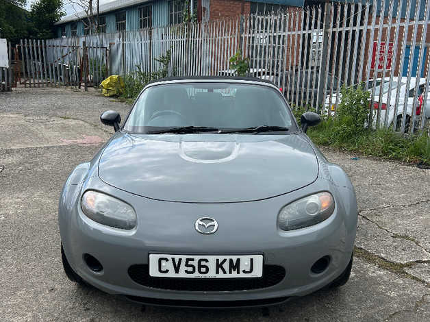 Mazda Mx-5, 2006 (56) Silver Convertible, Manual Petrol, 76,603 Miles ...