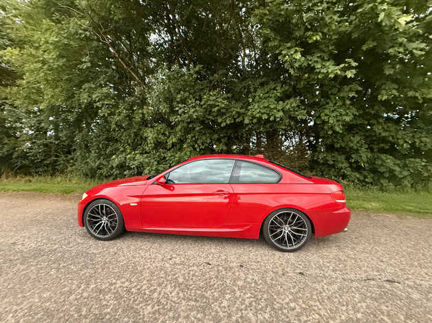 Cheap BMW 3 Series, 2007 (57) Red Coupe, Automatic Petrol, 12,000 miles for sale in Ellon, Aberdeenshire