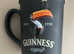 Guinness large embossed black toucan mug