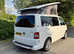 Volkswagen T5 2.0 TDi 102ps manual SWB 4 berth elevating roof in white (3565) It has tinted windows, alloy wheels, barn doors at the rear, single cab