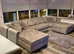 **Modern Brand New Corner Sofa Set - 3 & 2 Seater with Coordinated Footstool