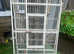 Large parrot cage for sale.