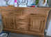 Oak large sideboard and coffee table