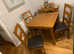 Solid Oak Dining Table + 4 x Chairs