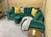 **Milan Exclusive Brand New Corner Sofa - 2 & 3 Seater with Footstool