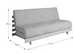 Double Futon bed hardly used. VGC. £65 Ono