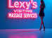 Lexys visiting massage