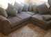 **Milan Designer Brand New Corner Sofa - 3 & 2 Seater with Footstool**