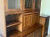 Solid wood large display cabinet