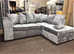 **Brand New Grand Corner Seating - 2 & 3 Seater Sofa with Footstool
