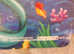 Disney the little mermaid 1990's vintage poster 23.5" X 16.5"