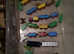 Large collection of wooden train sets plus play table
