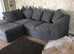 **Exclusive Brand New Contemporary Corner Sofa - 3 & 2 Seater with Ottoman**