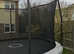 12ft Sportspower trampoline with enclosure and rain cover