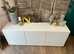 White TV stand sideboard 3 doors - local delivery