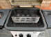Outback Excel 310 2 burner gas barbecue/ BBQ c/w cover and gas bottle