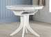 Brand New and Unused, White Round Extending Dining Table.