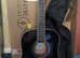 ACOUSTIC BLACK LEFT HANDED GUITAR