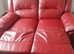 2 seater leather recliner