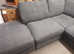 immaculate large grey corner sofa - local delivery possible