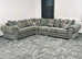 **Premium Brand New Corner Seating - 2 & 3 Seater Sofa with Footstool**