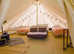 6m XL Walls bell tent stove hole, wood burner and floor included