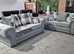 **Ultimate Brand New Corner Seating - 3 & 2 Seater Sofa with Footstool**